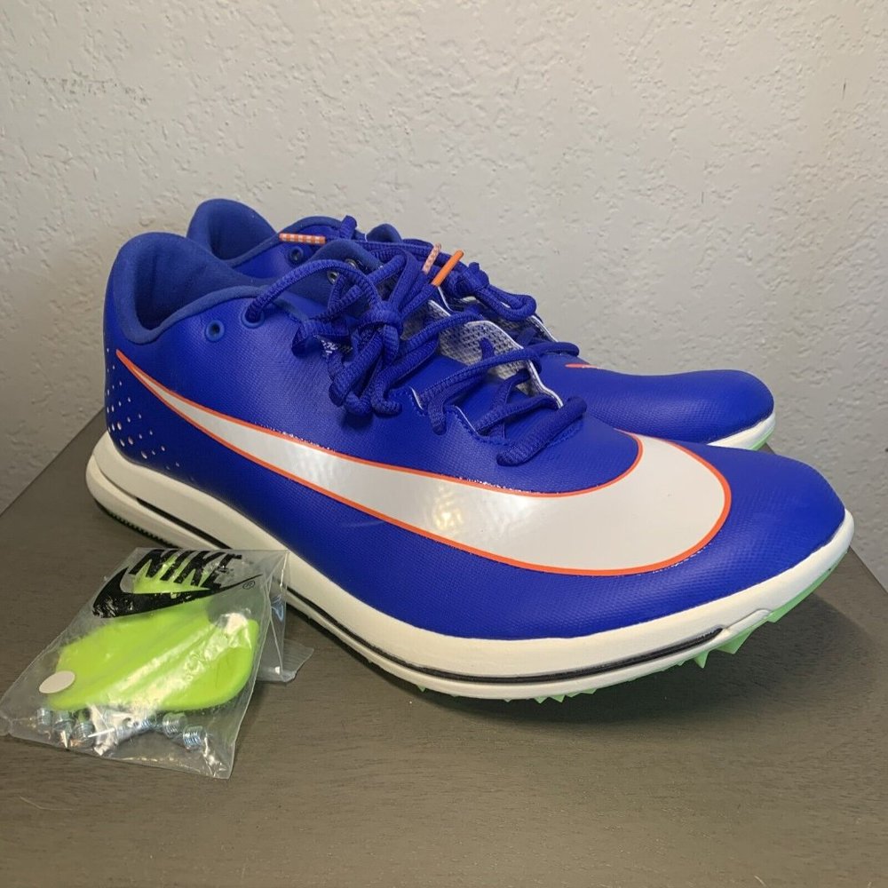 Nike Triple Jump Elite 2 Track & Field Spikes Racer Blue AO0808-400 Size 12.5